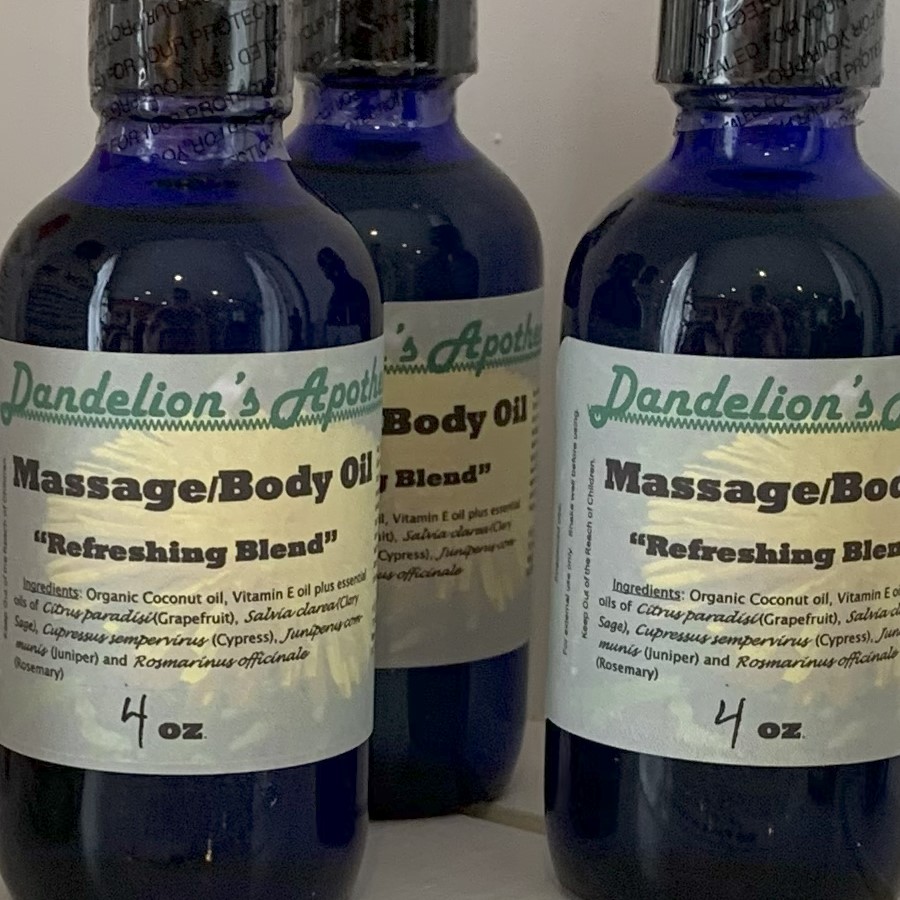 Massage and Body Oil (Refreshing Blend)